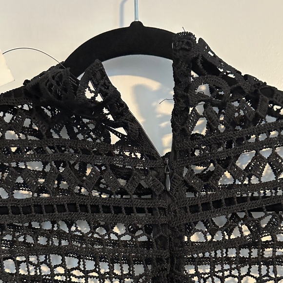 Lane Bryant Black Lace Blouse - Picture 4 of 9